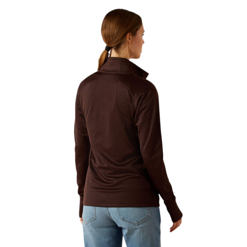 Ariat - Pull à col zippée femme Team EQ java | - Ohlala