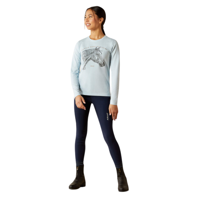 Ariat - Dames longsleeve Happy skyway | - Ohlala