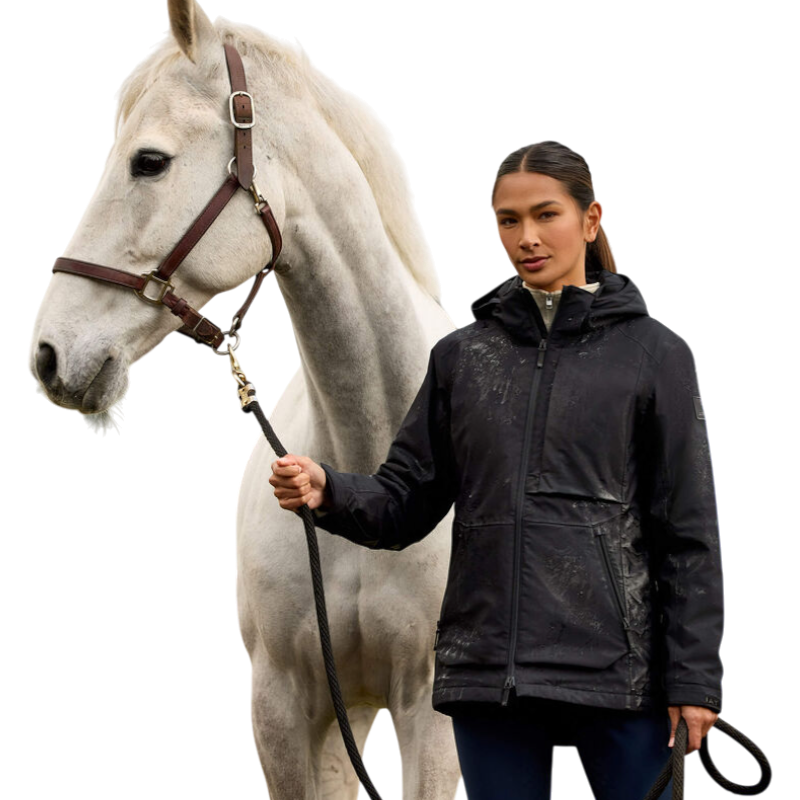 Ariat - Veste imperméable femme Outer Banks noir | - Ohlala