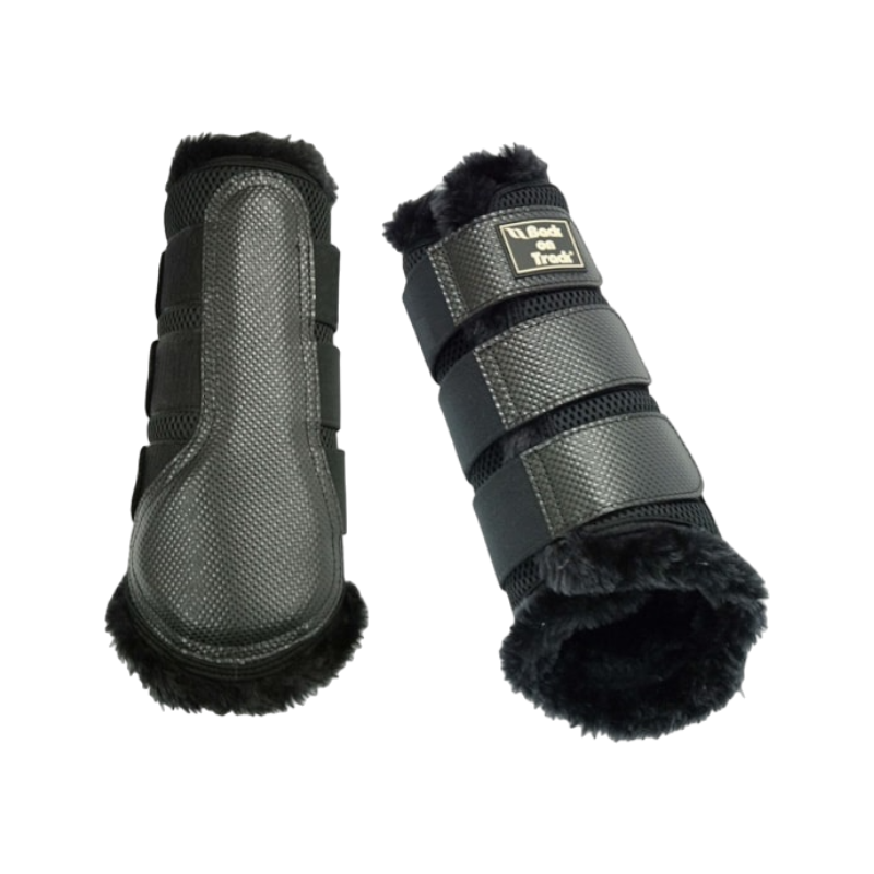 Back on Track - Soft 3D mesh gaiters with fur
