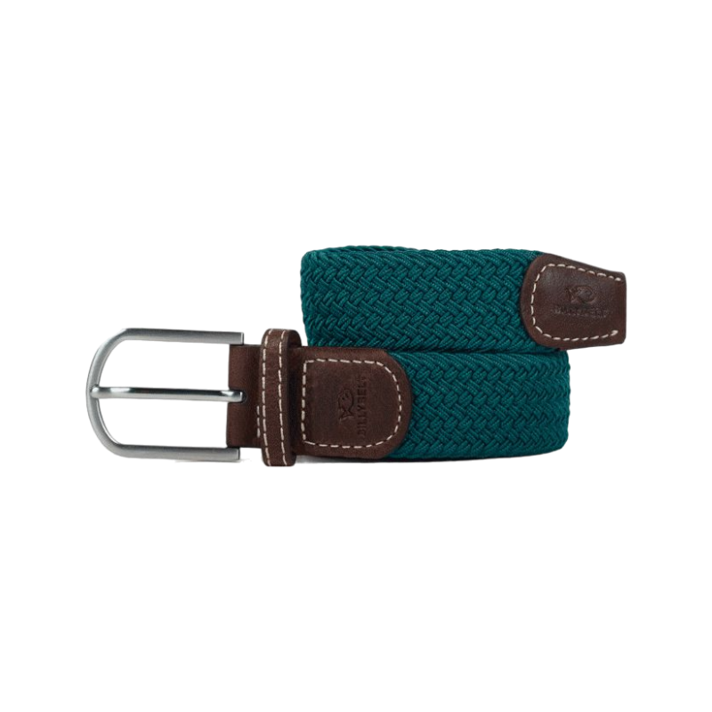 Billybelt - Caribbean Blue elastic braided belt