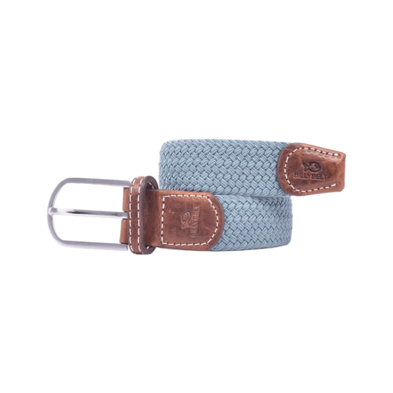 Billybelt - Elastic braided belt Calm blue