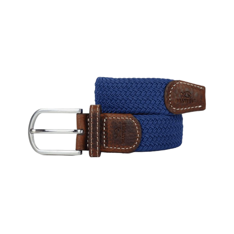 Billybelt - Ceinture tressée élastique Bleu cobalt | - Ohlala