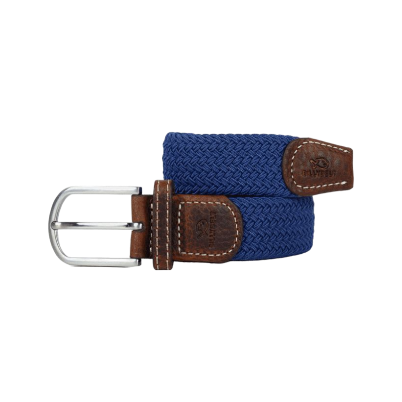 Billybelt - Elastic braided belt Cobalt blue