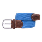 Billybelt - Ceinture tressée Bleu Bleuet bleu | - Ohlala