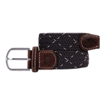 Billybelt - Kiruna black/white braided belt | - Ohlala