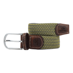 Billybelt - Budapest braided belt green/yellow | - Ohlala