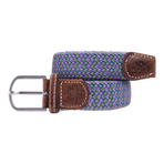 Billybelt - Johannesburg Braided Belt Blue/Purple/Green | - Ohlala