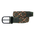 Billybelt - Orenoque braided belt green / red / beige | - Ohlala