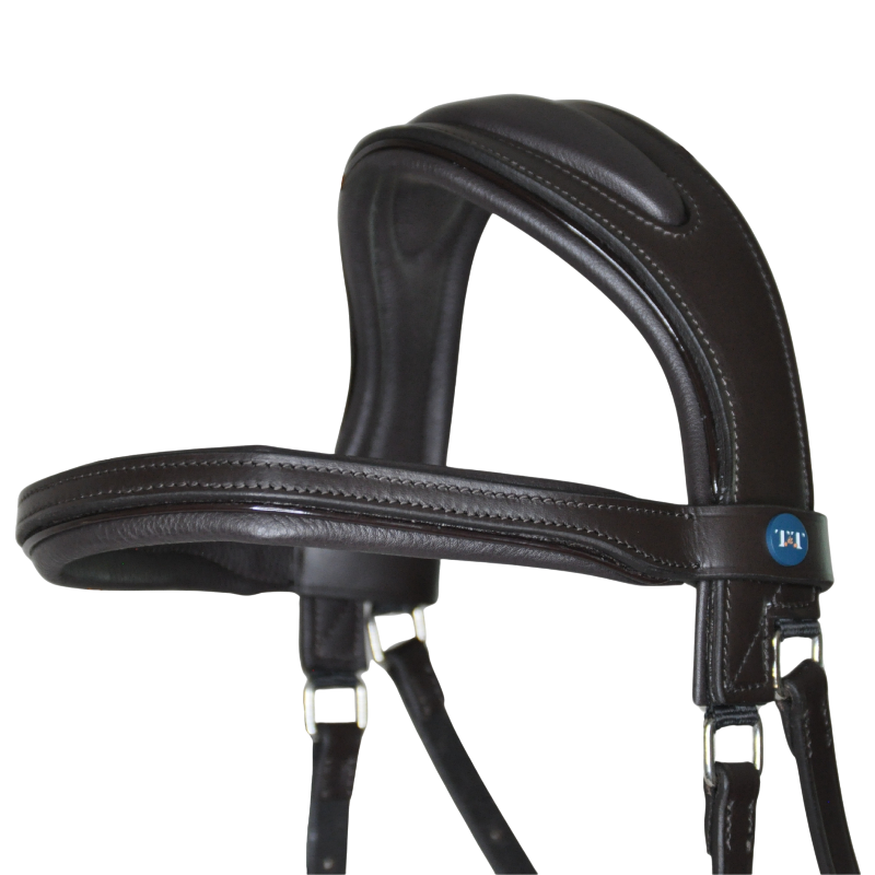 TdeT - Bridon Essentiel Confort sans muserolle havane foncé | - Ohlala