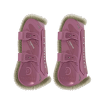 Kentucky Horsewear - Vegan Sheepskin Bamboo Elastic Open Boots Dusty Rose | - Ohlala