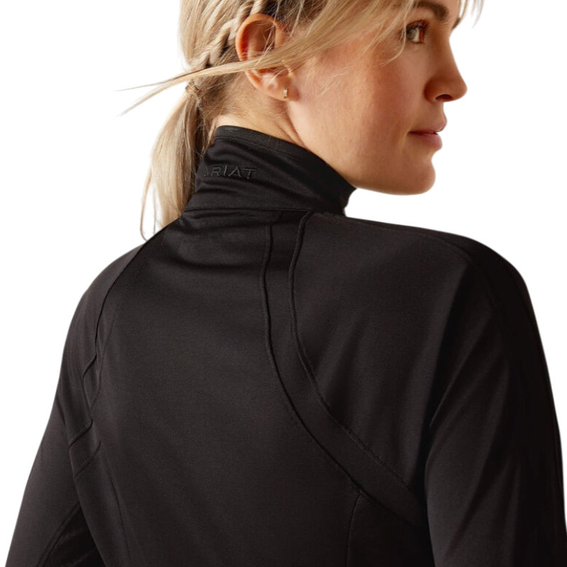 Ariat - Baselayer manches longues femme Sunstopper 3.0 noir | - Ohlala