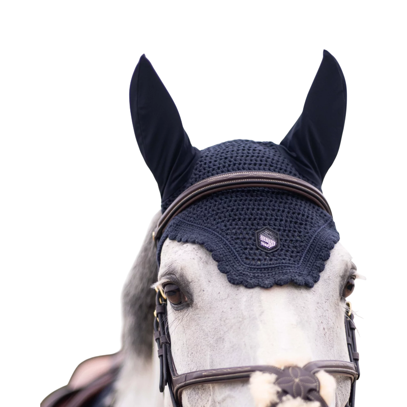 Samshield - Cuffia per cavalli Flyshield blu marino | - Ohlala