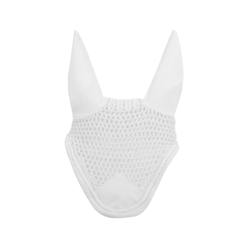 Equithème - Bonnet chasse-mouches Polyfun blanc