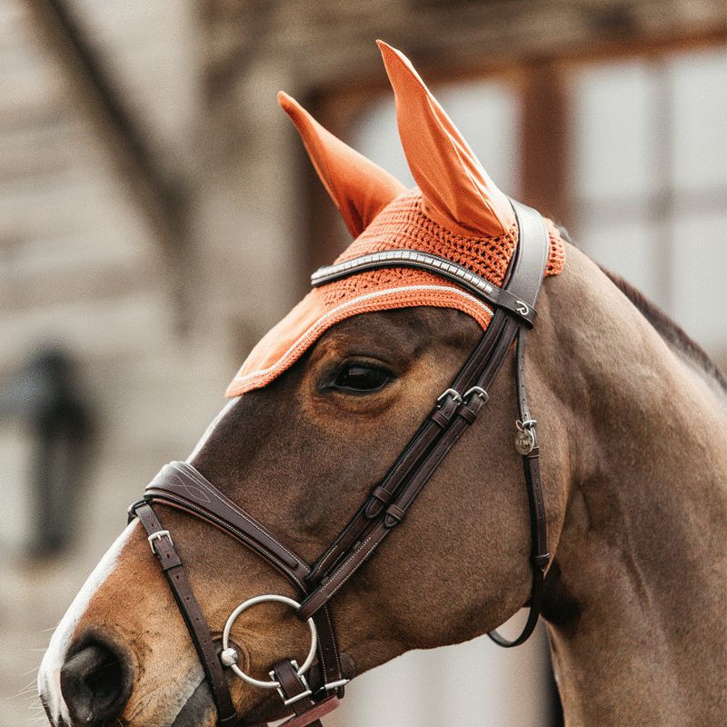 Kentucky Horsewear - Bonnet Wellington velvet orange | - Ohlala