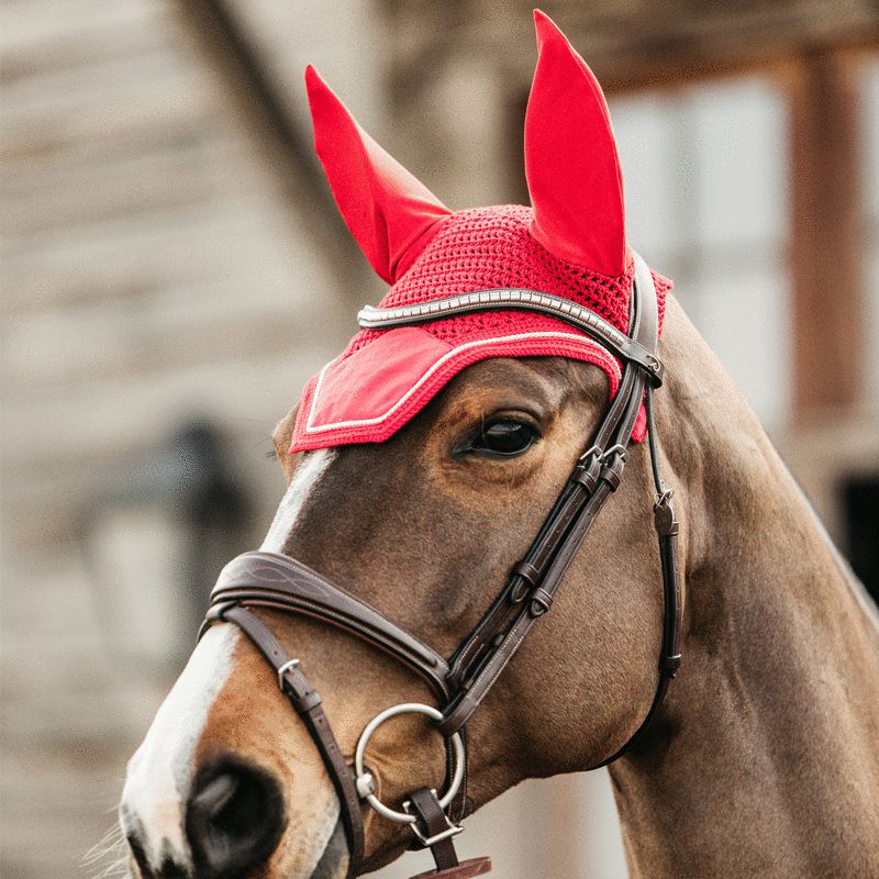 Kentucky Horsewear - Bonnet Wellington velvet rouge | - Ohlala