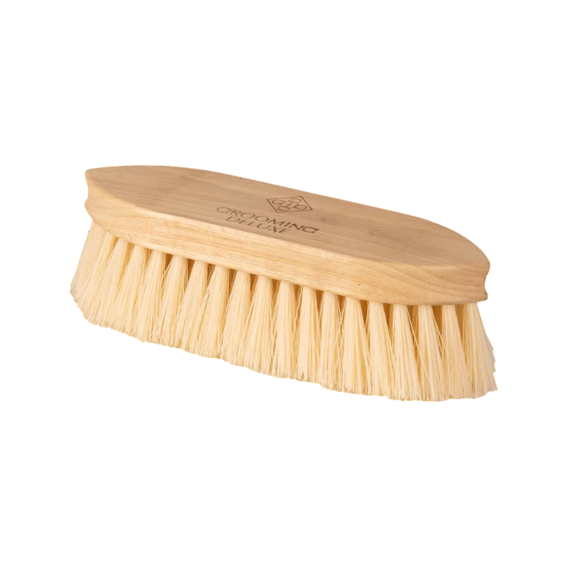 Grooming Deluxe - 短くて硬い天然毛の木製ボディブラシ | - Ohlala