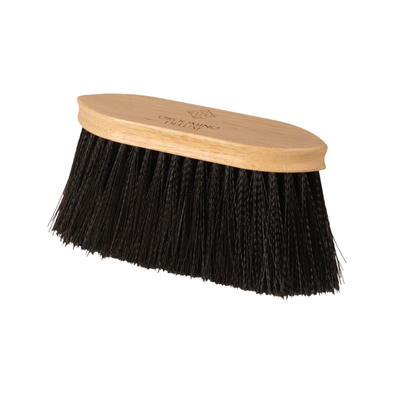 Grooming Deluxe - Brosse douce en bois à poils long noir | - Ohlala