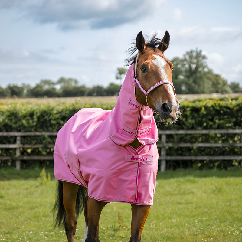 Bucas - Außendecke Freedom Turnout Light Full Neck aurora pink 0g | - Ohlala