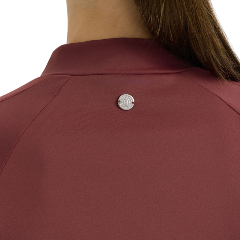 Harcour - Technisch longsleeve shirt dames Calista wijnrood