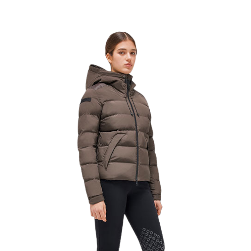 Cavalleria Toscana - Doudoune manches longues matelassée femme marron