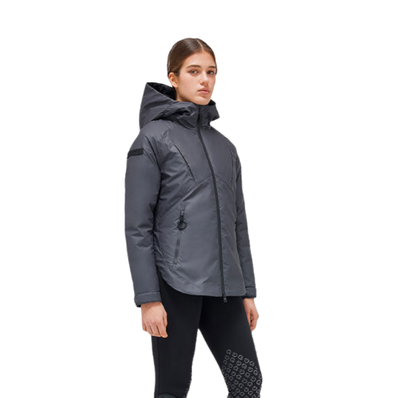 Cavalleria Toscana - Parka manches longues femme gris anthracite