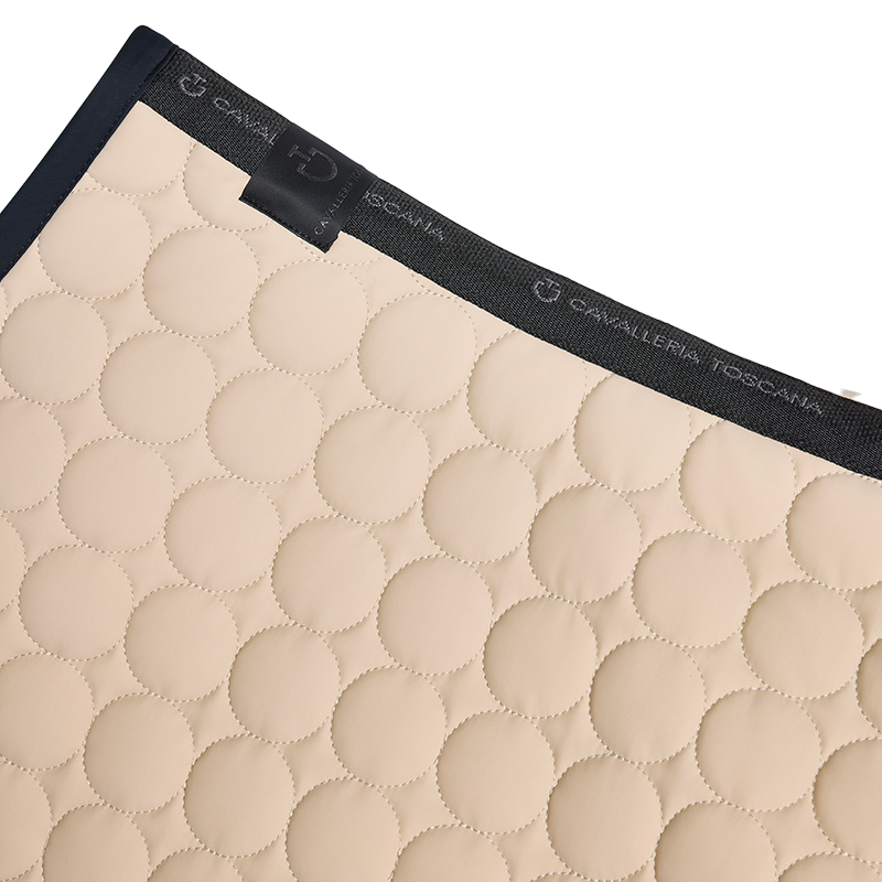 Cavalleria Toscana - Tapis de selle Circle Quilted champagne | - Ohlala