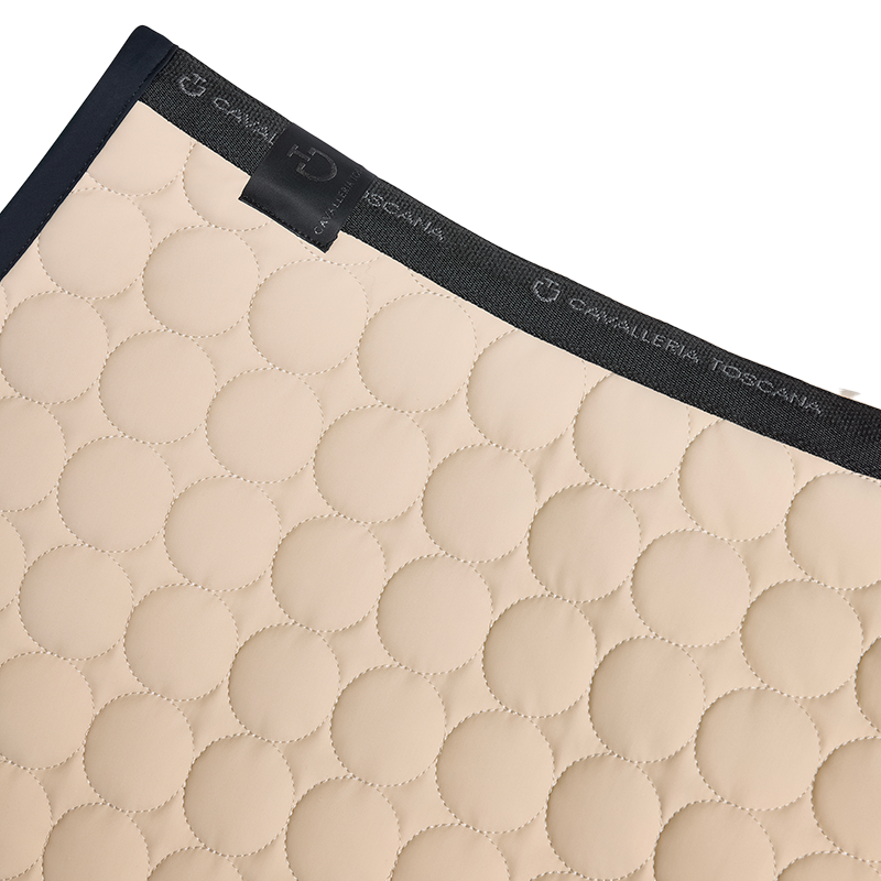 Cavalleria Toscana - Tapis de selle Circle Quilted champagne