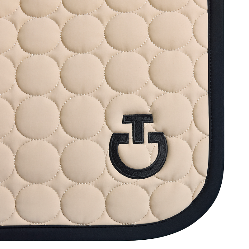 Cavalleria Toscana - Tapis de selle Circle Quilted champagne | - Ohlala
