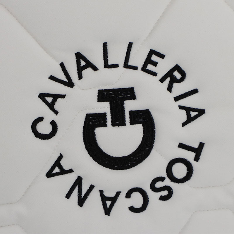 Cavalleria Toscana - Tapis de dressage Ct Orbit Quilted blanc | - Ohlala