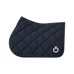 Cavalleria Toscana - Diamond Quilted Navy Blue Saddle Pad | - Ohlala