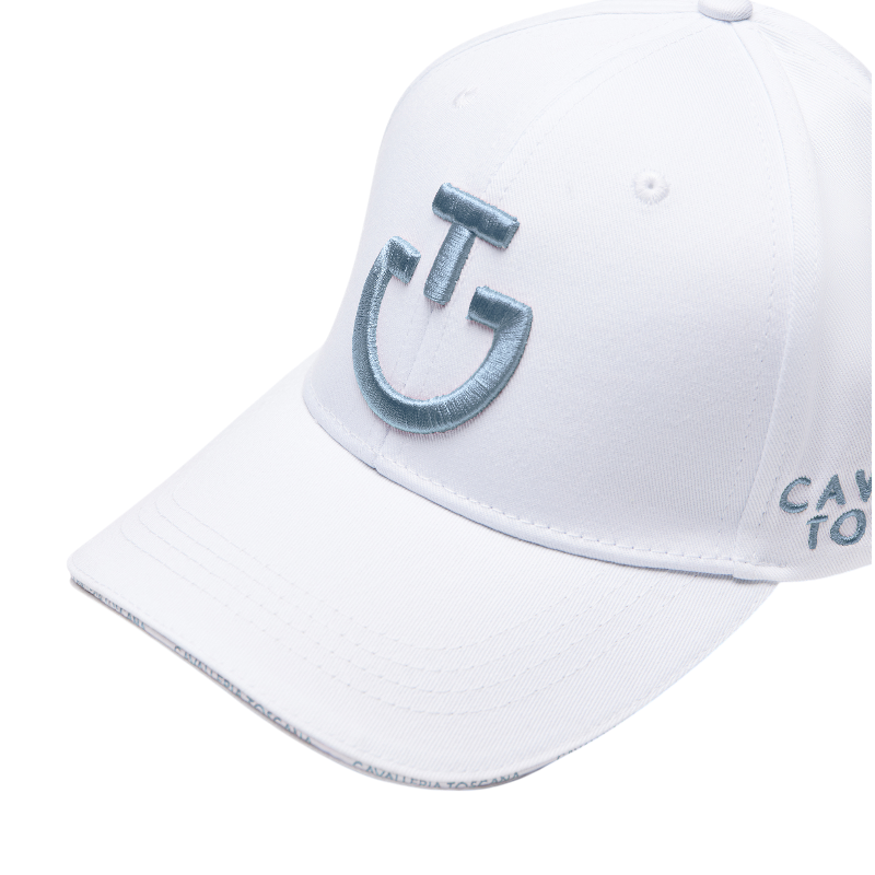 Cavalleria Toscana - Unisex CT Baseball cap white/ sky blue 
