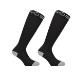 Cavalleria Toscana - Unisex Reitsocken Jacquard Logo schwarz | - Ohlala