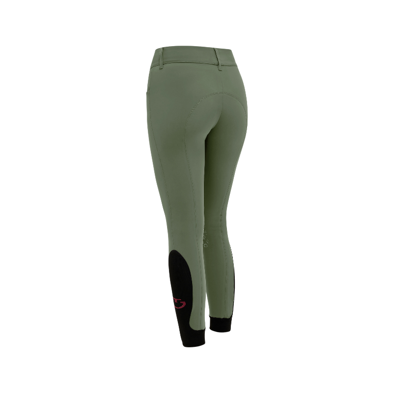 Cavalleria Toscana - Pantalon d'équitation femme Américain taille haute forest green