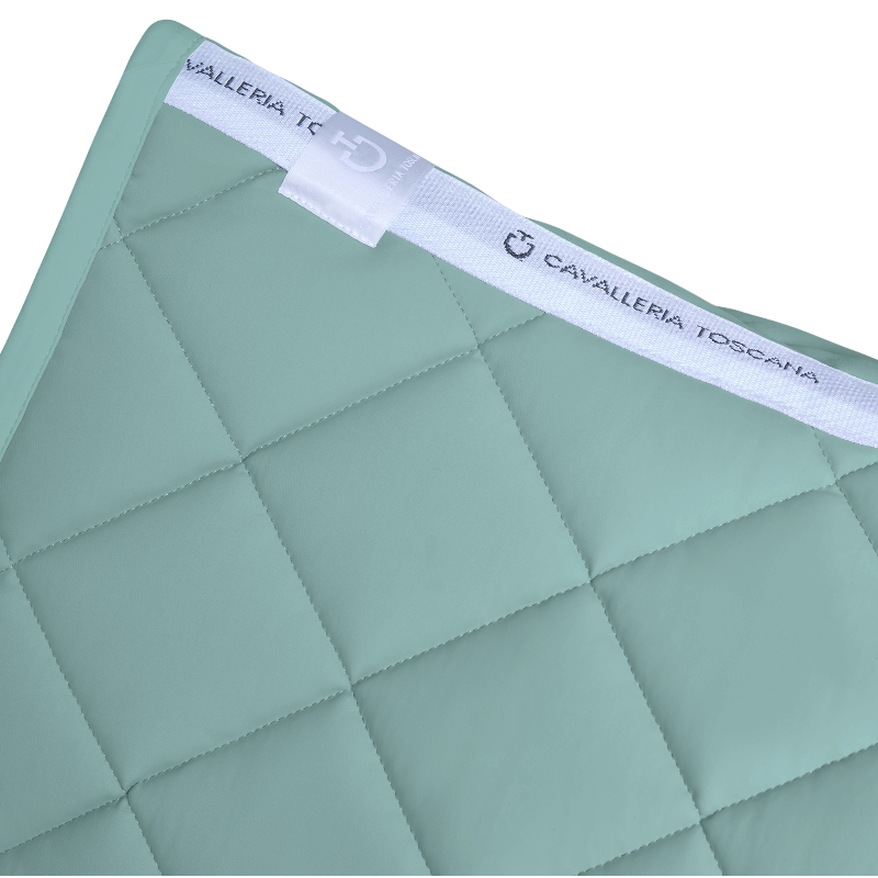 Cavalleria Toscana - Diamond Quilted Jersey dressage rug mint green 