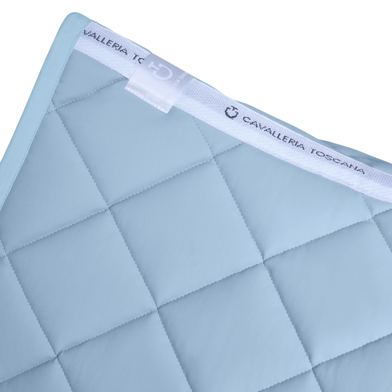 Cavalleria Toscana - Diamond Quilted Jersey dressage pad sky blue 