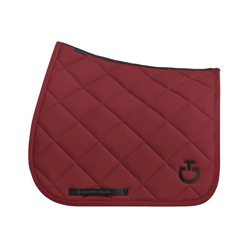 Cavalleria Toscana - Tapis de dressage Diamond Quilted bordeaux | - Ohlala
