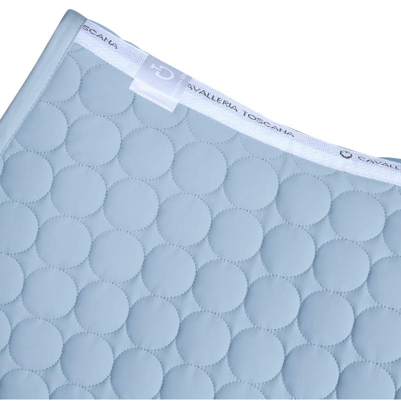 Cavalleria Toscana - saddle pad Circle Quilted sky blue 
