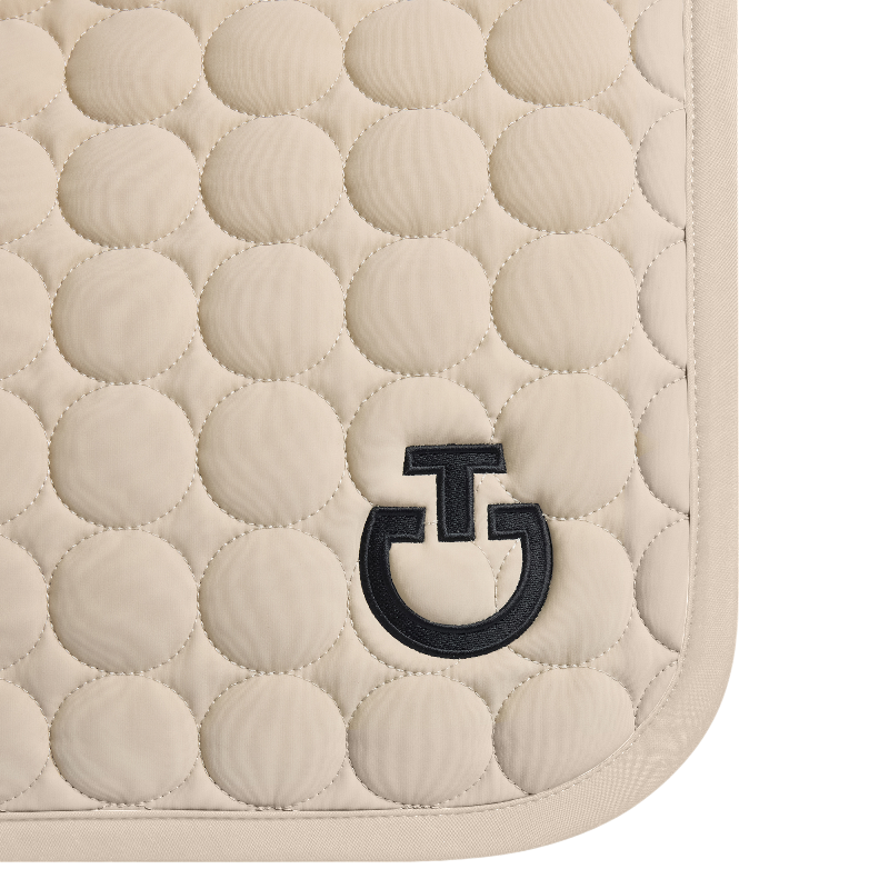Cavalleria Toscana - Tapis de selle Circle Quilted vanille