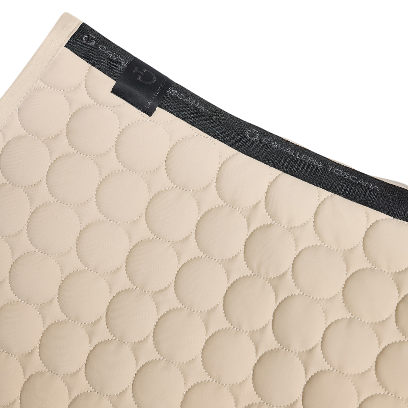 Cavalleria Toscana - Tapis de selle Circle Quilted vanille