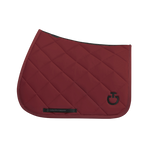 Cavalleria Toscana - Tapis de selle Diamond Quilted Jersey bordeaux | - Ohlala