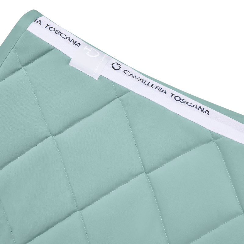 Cavalleria Toscana - saddle pad Diamond Quilted Jersey mint green 