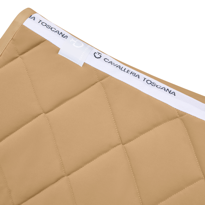 Cavalleria Toscana - saddle pad Diamond Quilted Jersey tan 