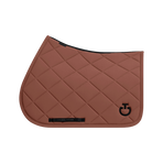 Cavalleria Toscana - Diamond Quilted Jersey Saddle Pad sienna | - Ohlala
