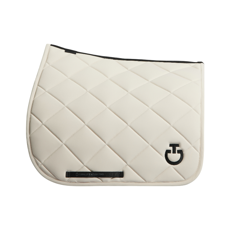 Cavalleria Toscana - Tapis de selle Diamond Quilted Jersey vanille