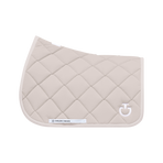 Cavalleria Toscana - Tapis de selle Diamond Quilted Jersey vanille | - Ohlala