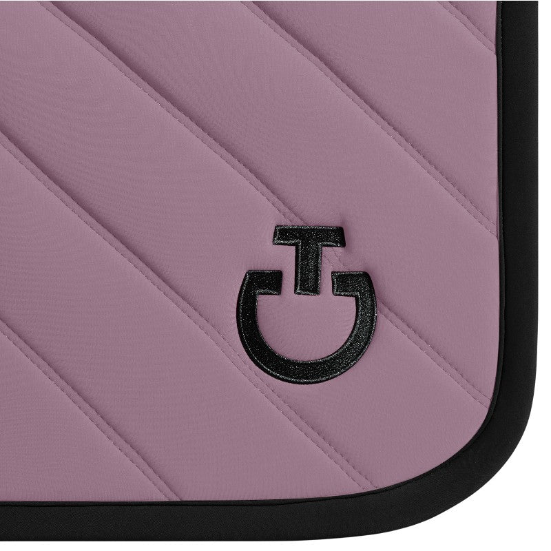 Cavalleria Toscana - Tapis de selle Diamonds and Lines lilas | - Ohlala