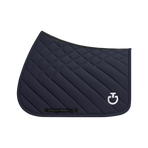 Cavalleria Toscana - Tapis de selle Diamonds and Lines marine | - Ohlala