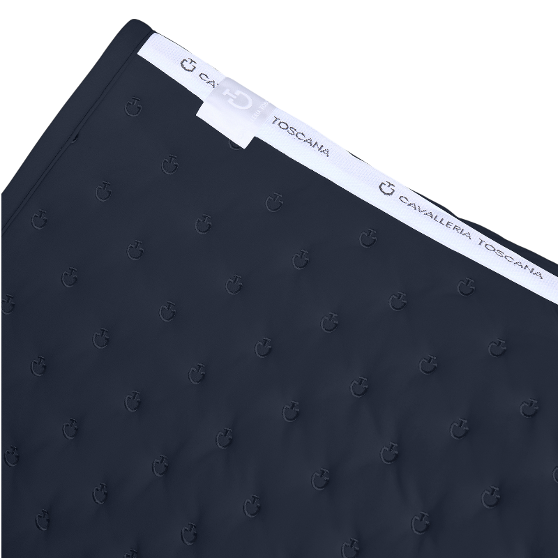 Cavalleria Toscana - saddle pad Quilted marine embroidery 