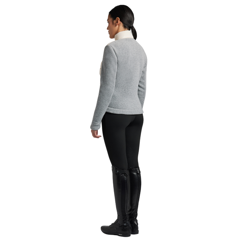 Cavalleria Toscana - Veste manches longues femme Nylon and Fleece vanille